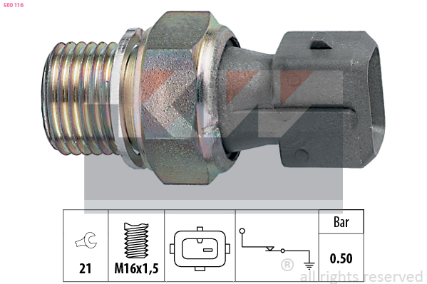 Senzor presiune ulei 500 116 KW